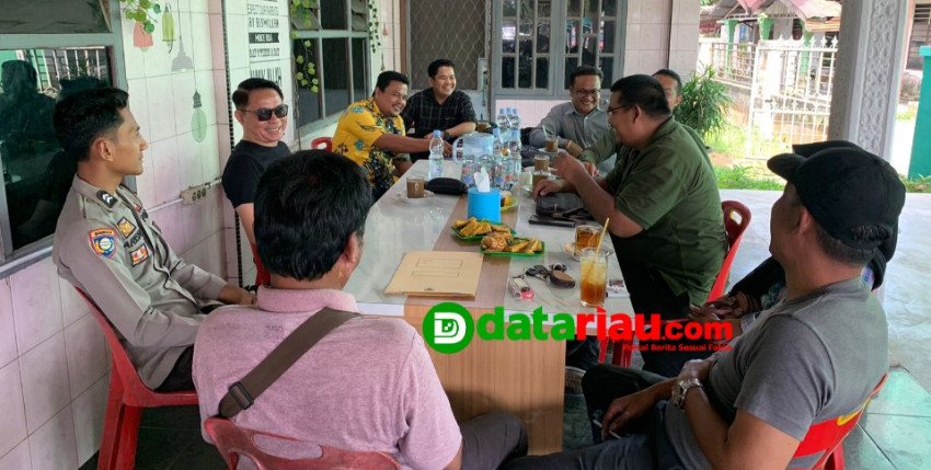 Kapolsek Bagan Sinembah Ajak Forum Wartawan Bagan Batu Ngopi Bareng
