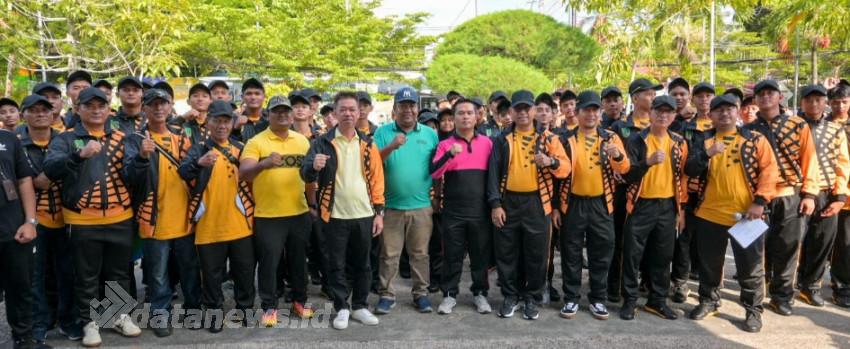 Lepas Kontingen Popda Riau ke-XVl, Bupati Rohil Targetkan Juara Umum