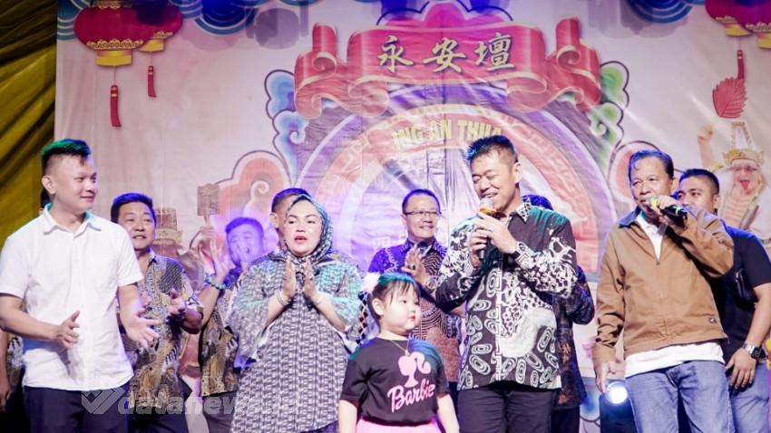 Bupati Rohil Lakukan Peletakan Batu Pertama Pembangunan Kelenteng Yin Ang Tuah Bagansiapiapi