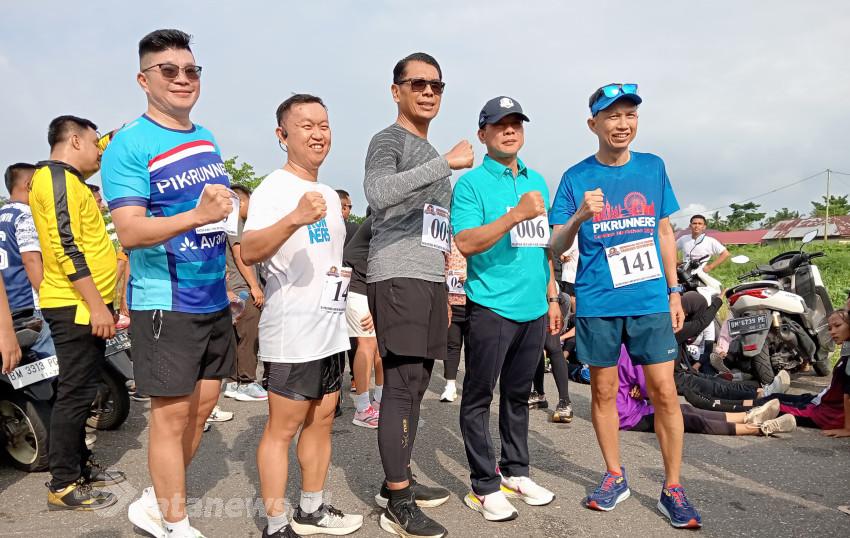 Start Fun Run Kemenpora, Ratusan Pelari Memulai Langkah Depan Mess Pemda Rohil