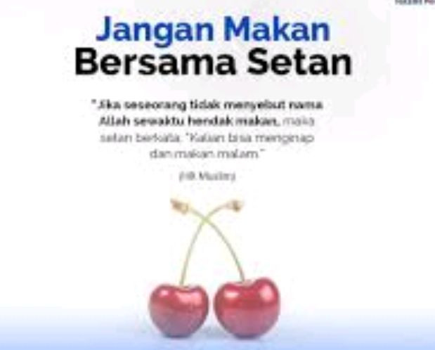 Jangan Makan Bersama Setan