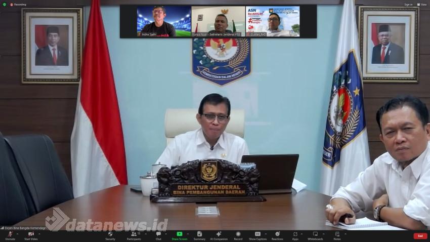 Kemendagri dan PSSI Gelar Pertemuan Daring Bahas Penguatan Persepakbolaan Daerah