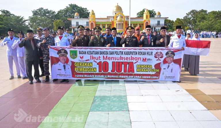 Wabup Rohil Sampaikan Amanat Kepala BPIP RI di Peringatan Harla Pancasila Tahun 2024