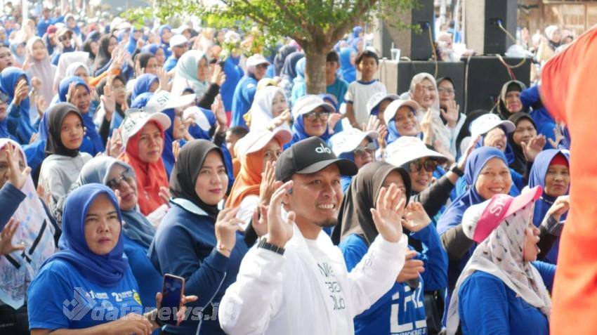 Membludak, Senam Sehat Bersama AMAN Dihadiri Ribuan Warga, Inginkan Agung-Markarius Pimpin Kota Pekanbaru!