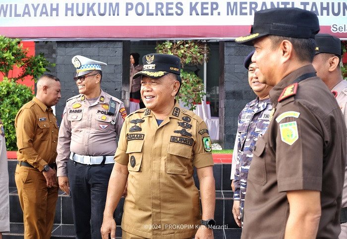 Plt Bupati Hadiri Apel Siaga Karhutla Polres Kepulauan Meranti