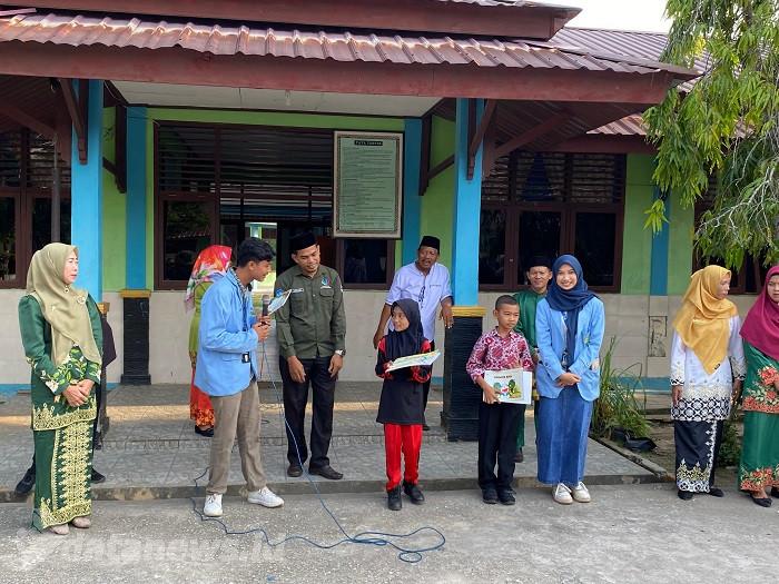 Mahasiswa Kukerta UNRI Sosialisasi Gemar Makan Ikan di SDN 5 Pambang Pesisir Bengkalis