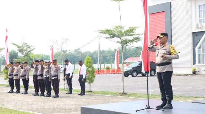 HUT Ke-79 RI, Kapolres Minta Masyarakat Meranti Kibarkan Bendera Merah Putih