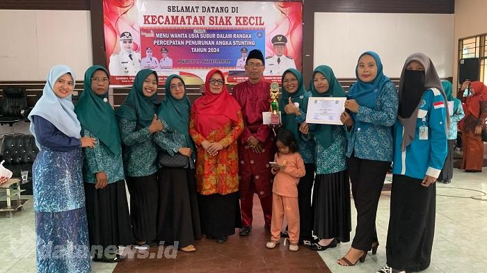 Inisiasi Olahan Kelor dan Sagu, Mahasiswa Kukerta UNRI Bermitra dengan PKK, Raih Juara 2 Lomba Pangan B2SA Siak Kecil Bengkalis