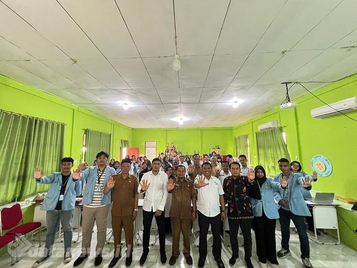 Pencegahan Kekerasan Seksual di Lingkungan Pendidikan, Mahasiswa Kukerta UNRI dan Satgas PPKS Edukasi Guru SMAN 1 Gaung