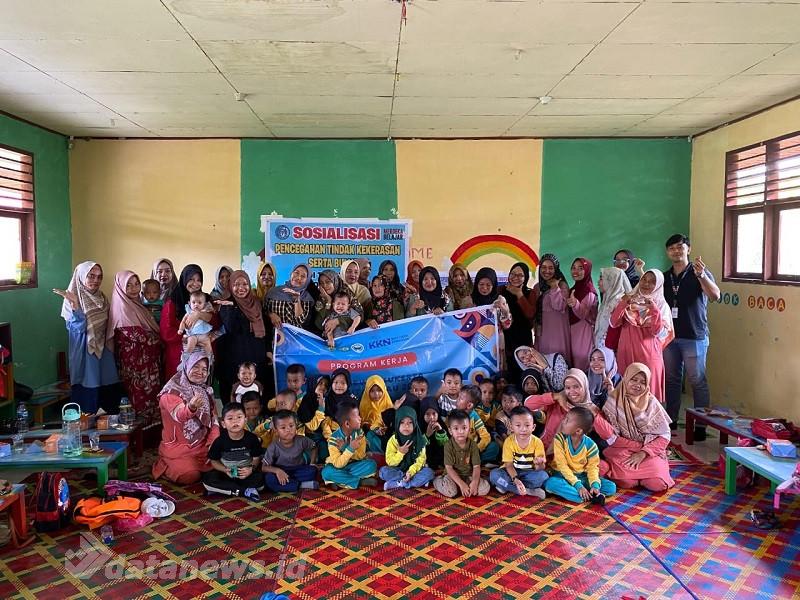 Persiapkan Generasi Emas, Mahasiswa Kukerta UNRI Adakan Sosialisasi Anti Perundungan di TK Fathimah