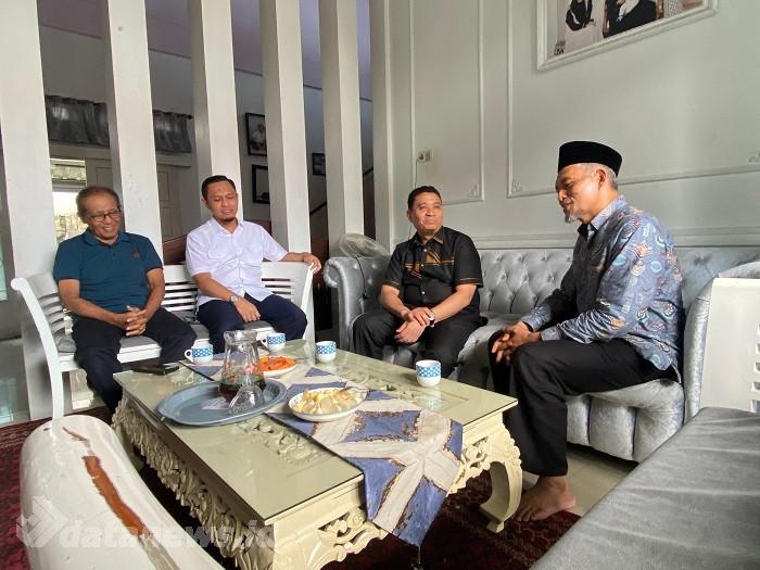 Temui Ketua ICMI Riau Prof Alaidin Koto, Pasangan AMAN Diberikan Arahan