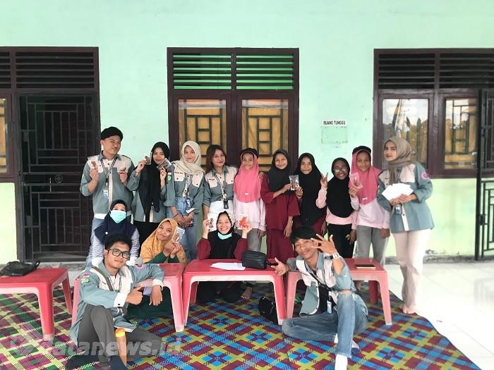 Mahasiswa Kukerta UNRI Sosialisasi Gerakan Gemar Makan Ikan di Pustu Desa Meskom Bengkalis