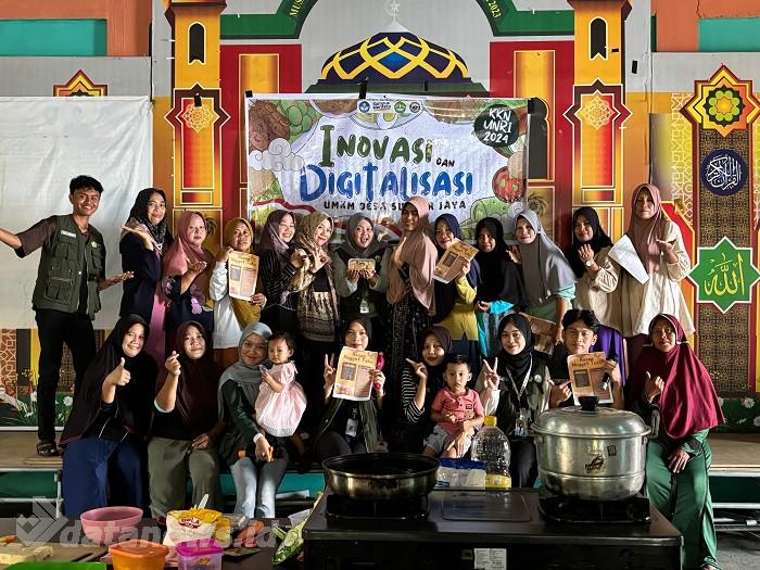 Tingkatkan Nilai Produk, Mahasiswa Kukerta MBKM UNRI Latih PKK Desa Sumber Jaya Membuat Nugget Tahu Frozen