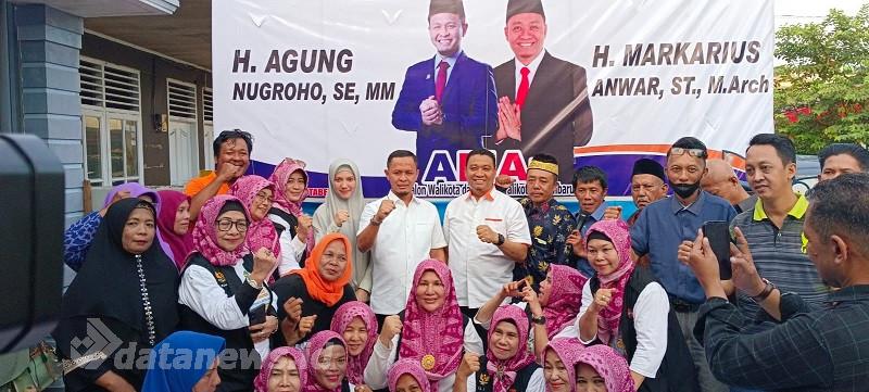 Bersama FPKB, Agung-Markarius Resmikan Posko Pemenangan AMAN di Tangkerang Utara
