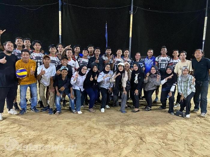 Turnamen Voli Cup III di Pasir Bongkal, Tim Tuan Rumah Lolos ke Babak 16 Besar dari 65 Tim Peserta