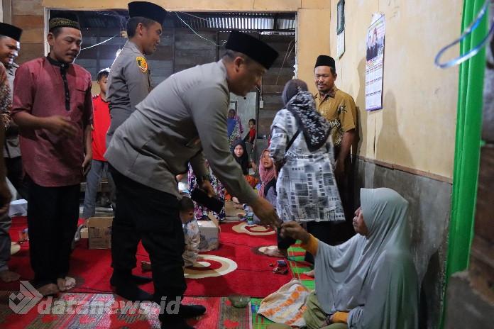 Kapolres Rohil Melayat ke Rumah Duka, Korban Diterkam Buaya di Kubu