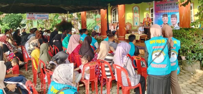 Kampanye di Desa Gelora, Masyarakat Siap Menangkan Asset 2 Periode