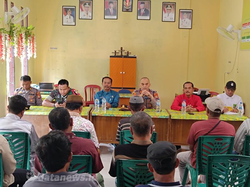 Waka Polsek Bagan Sinembah Ajak Masyarakat Ciptakan Pemilu Damai 2024