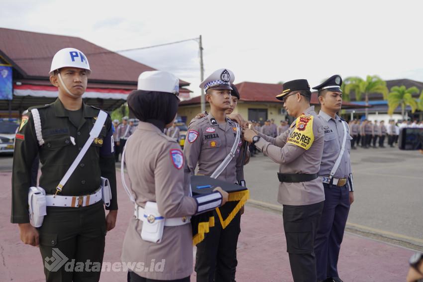 Kapolres Pidie Pimpin Apel Gelar Pasukan Operasi Zebra Seulawah 2024