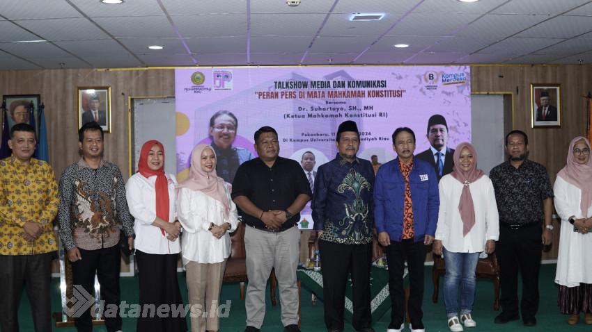 Hadirkan Ketua MK, FJPI dan UMRI Gelar Diskusi Sinergi Jurnalis