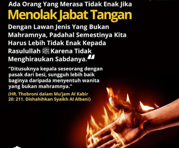 Hukum Berjabat Tangan dengan Lawan Jenis