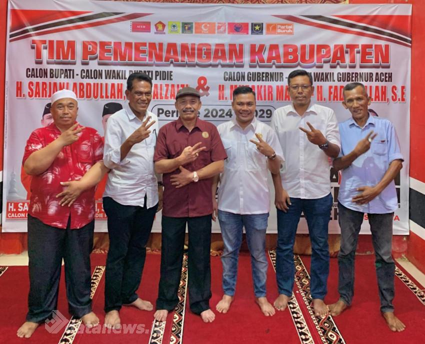 Di Pidie Paslon H Sarjani- Al Zaizi Peroleh Suara Tertinggi