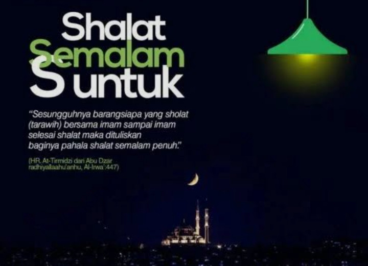 Kiat Mendapatkan Pahala Shalat Semalam Suntuk