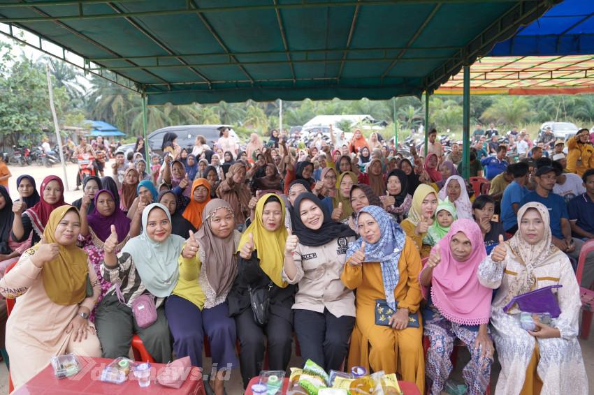 Nalladia Ayu Rokan Serap Aspirasi Masyarakat Sintong Bakti