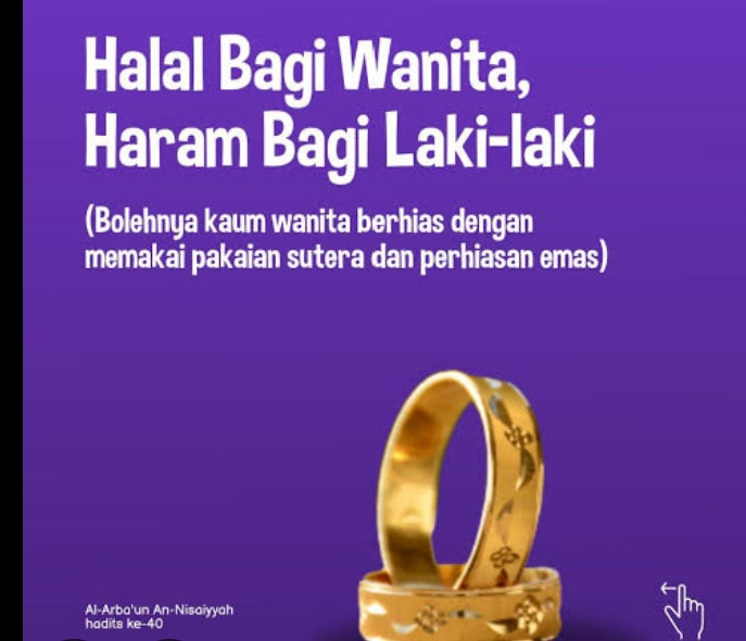 Haram Untuk Pria, Halal Bagi Wanita