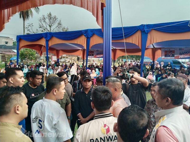 Heboh! Kampanye Agung Nugroho di Lapangan Bola Hangtuah Dibubarkan, Panitia Mengaku Mendapat Tekanan