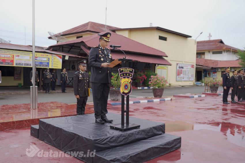Polres Pidie Gelar Upacara Peringatan Hari Pahlawan