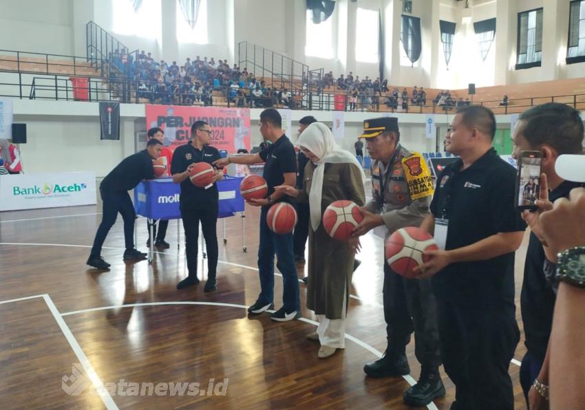 Dirbinmas Polda Aceh Hadiri Pembukaan Turnamen Bola Basket