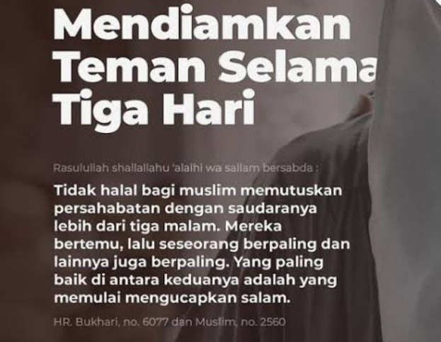 Batas Waktu Mendiamkan Saudara Muslim