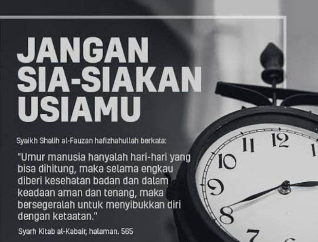 Jangan Salah Mempergunakan Umur