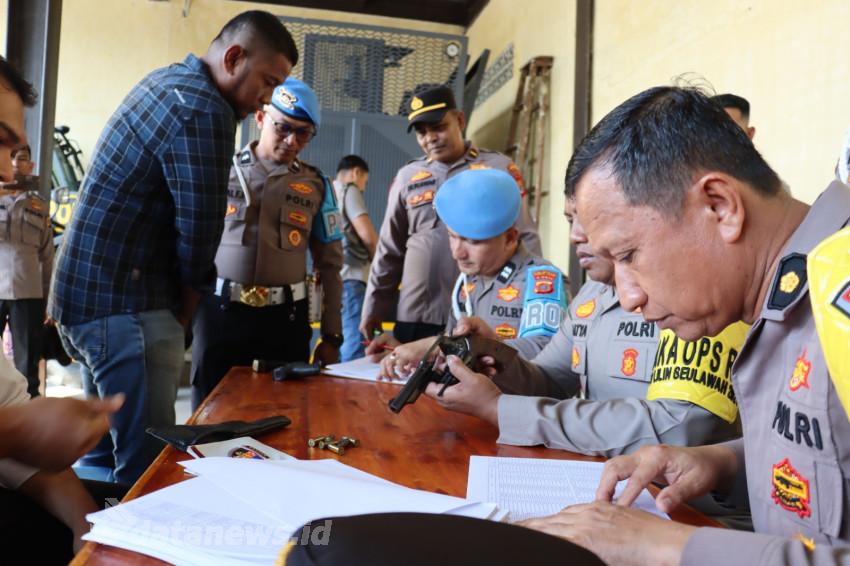 49 Pucuk Senjata Api di Polresta Banda Aceh Ditarik dan Digudangkan