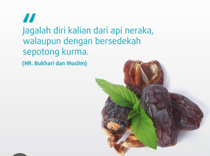 Bersedekahlah, Walau Hanya Sebutir Kurma