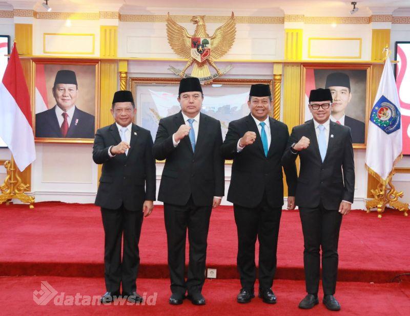 Mendagri Lantik Sekretaris Jenderal dan Inspektur Jenderal Kemendagri