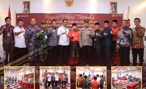 Kapolres Rohil Hadiri Pleno Penetapan Bupati dan Wakil Bupati Terpilih Pilkada Tahun 2024