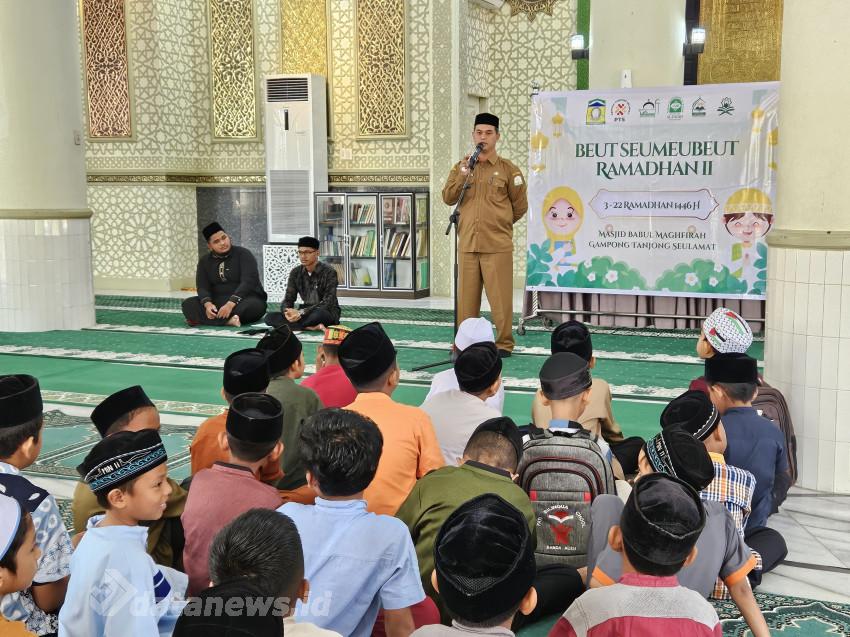 Kadis Syariat Islam Aceh Buka Beuet Seumeubeuet Ramadhan II Tanjong Seulamat