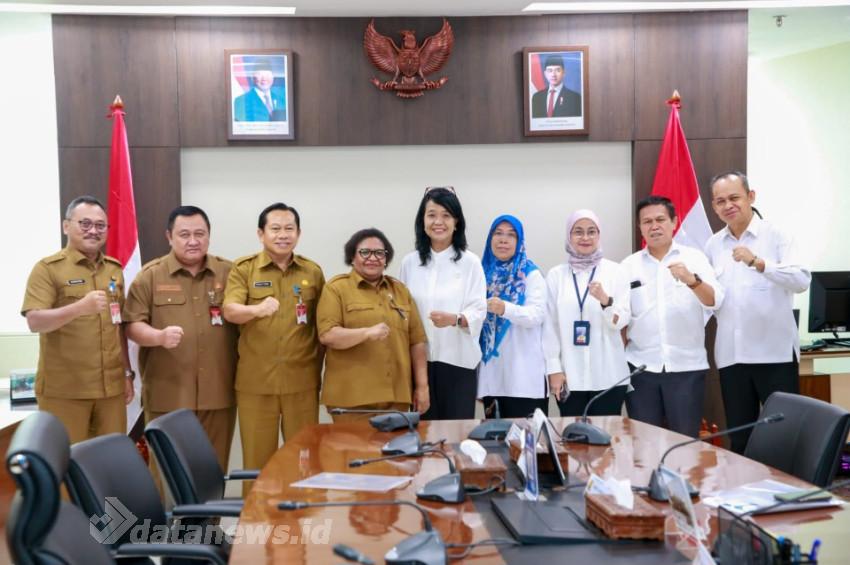Rakor dengan Kementerian PU, Wamendagri Ribka Haluk Terus Kawal Percepatan Pembangunan DOB Papua