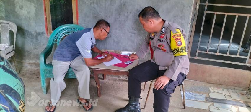 Ciptakan Rasa Aman, Kapolsek Bagan Sinembah Melalui Bhabinkamtibmas Lakukan Door to Door System