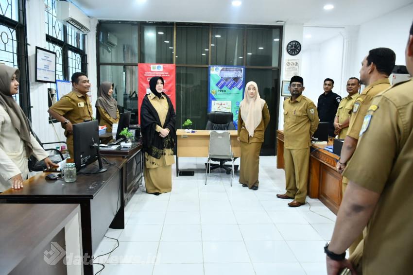 Hari Pertama Kerja Pascalebaran, Illiza Sidak OPD di Lingkungan Balai Kota