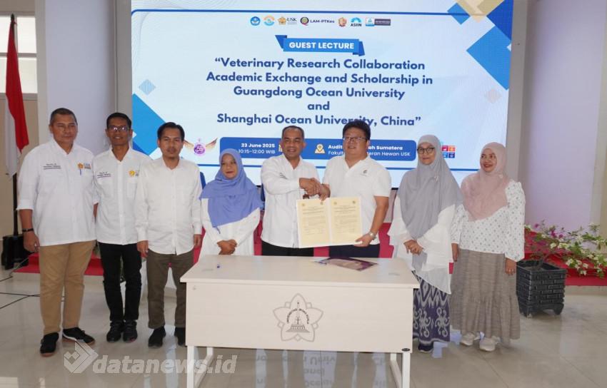 Dua PT dari Tiongkok Berikan Guest Lecture di FKH USK