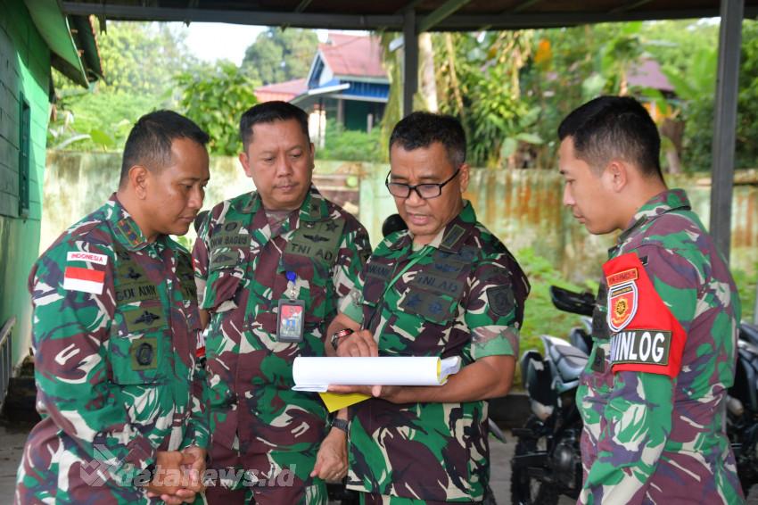 Tim Wasrik Current Audit Itdam VI/Mulawarman Laksanakan Kunjungan ke Satgas Pamtas Yonarmed 11 Kostrad
