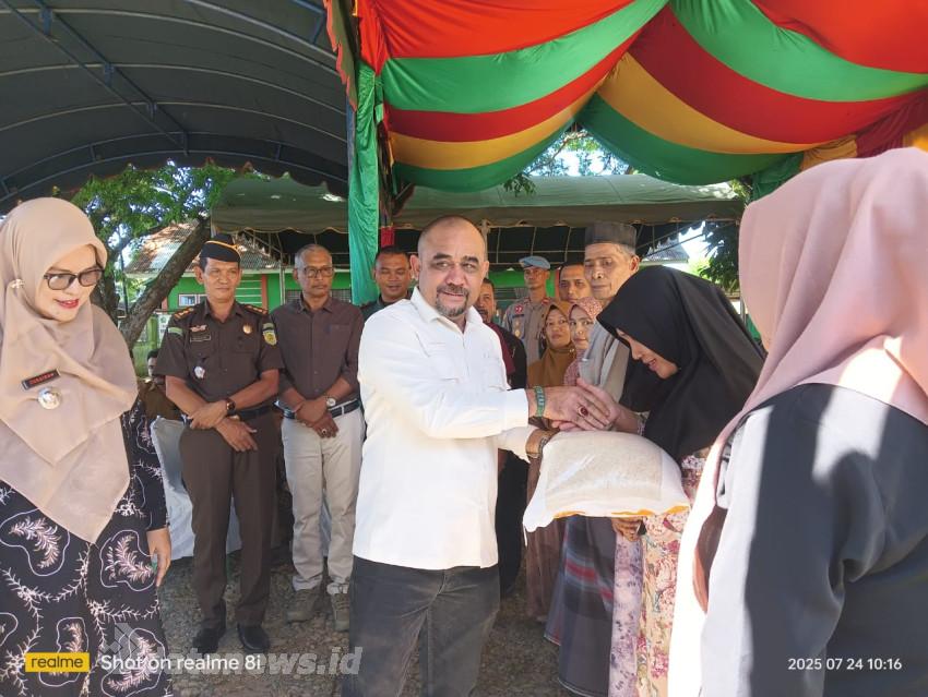 Bulog Sigli Launching Penyaluran Beras Bantuan Pangan