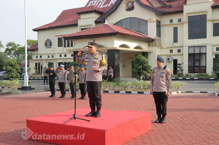 Kapolda Riau Pimpin Apel Kesiapsiagaan Penanggulangan Bencana Asap dan Karhutla di Rohil