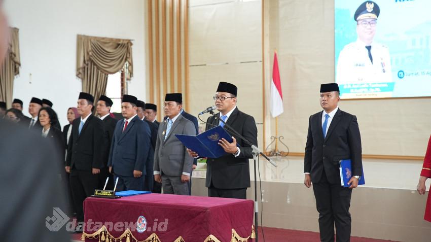 Bupati Deli Serdang Lantik Sejumlah Pejabat Baru