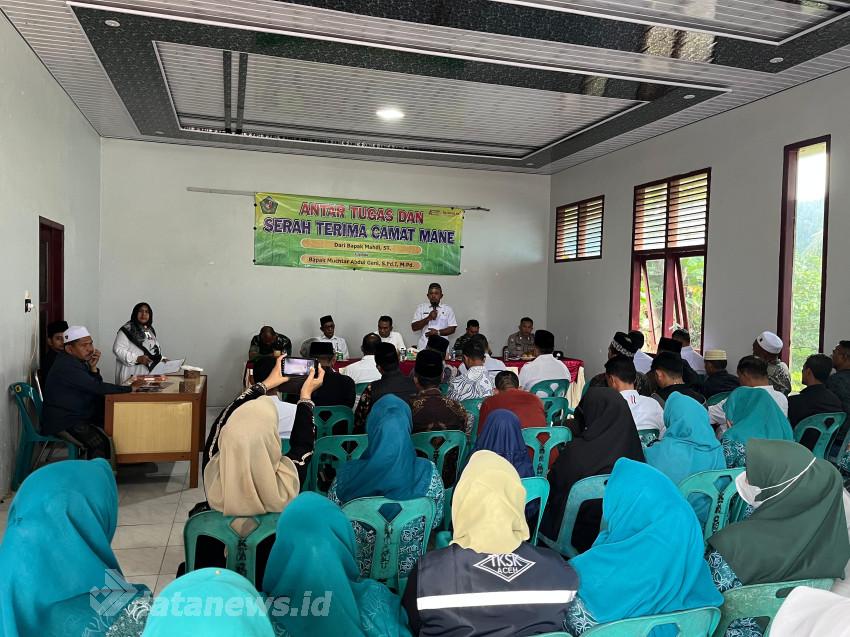 Haru, Antar Tugas dan Serah Terima Camat Mane Pidie