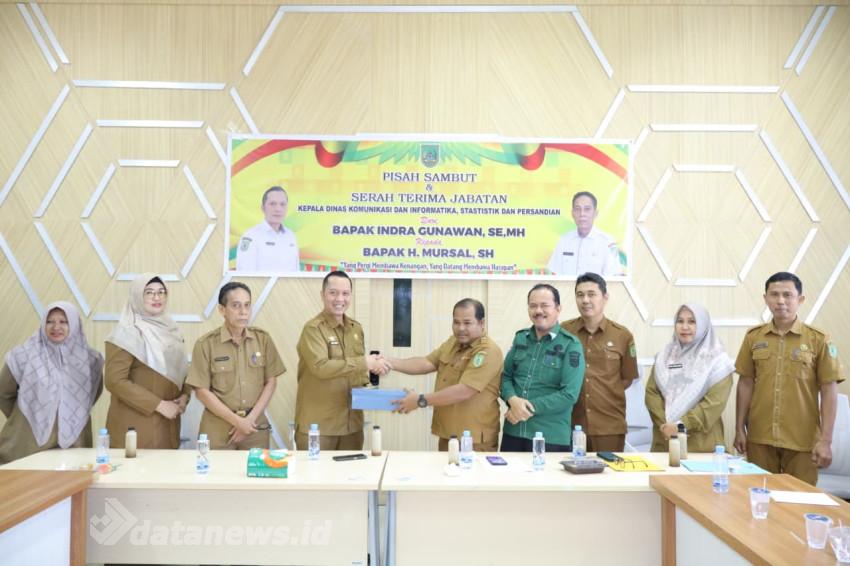 Sertijab dan Pisah Sambut Kadiskominfotik Rohil Berlangsung Hangat