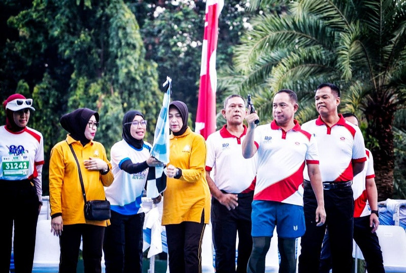 Panglima TNI Buka Secara Resmi Panglima TNI Run 2025 di Monas